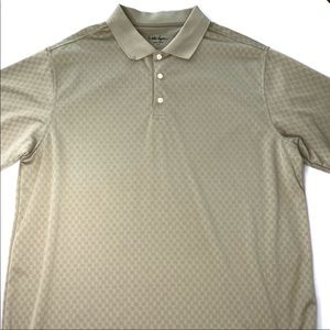 Walter Hagen DSG Polo Shirt Tan Textured Short Sleeve Size XXL NWOT Big & Tall